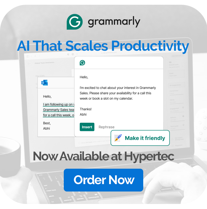 About Grammarly Ad Banner