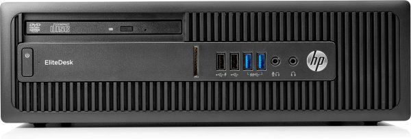 HP EliteDesk 705 G3 AMD Ryzen™ 5 PRO 1500 8 GB DDR4-SDRAM 1 TB HDD AMD Radeon R7 430 Windows 10 Pro SFF PC Black