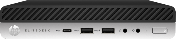 HP EliteDesk 705 35W G4 AMD Ryzen™ 5 PRO 2400GE 8 GB DDR4-SDRAM 256 GB SSD Windows 10 Pro Mini PC Black, Silver