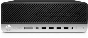 HP EliteDesk 705 G5 AMD Ryzen™ 7 PRO 3700 8 GB DDR4-SDRAM 256 GB SSD AMD Radeon R7 430 Windows 10 Pro SFF PC Black