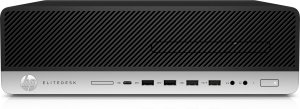 HP EliteDesk 800 G4 Intel® Core™ i5 i5-8500 8 GB DDR4-SDRAM 256 GB SSD Windows 10 Pro SFF PC Black, Silver