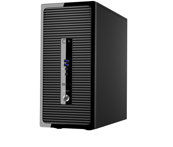 HP ProDesk 400 G3 Intel® Core™ i5 i5-6500 4 GB DDR4-SDRAM 500 GB HDD Windows 7 Professional Micro Tower PC Black