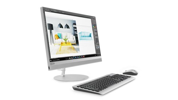 Lenovo IdeaCentre 520 Intel® Core™ i3 i3-7020U 60.5 cm (23.8") 1920 x 1080 pixels All-in-One PC 4 GB DDR4-SDRAM 1 TB HDD Windows 10 Home Wi-Fi 5 (802.11ac) Silver