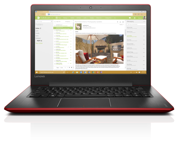 Lenovo IdeaPad 510S Intel® Core™ i5 i5-7200U Laptop 35.6 cm (14") Full HD 8 GB DDR4-SDRAM 128 GB SSD Windows 10 Home Black, Red