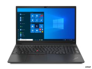 Lenovo ThinkPad E15 AMD Ryzen™ 5 5500U Laptop 39.6 cm (15.6″) Full HD 8 GB DDR4-SDRAM 256 GB SSD Wi-Fi 6 (802.11ax) Windows 10 Pro Black