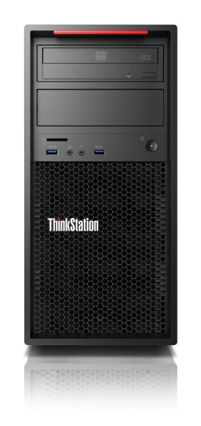 Lenovo ThinkStation P320 Intel® Xeon® E3 Family E3-1275V6 8 GB DDR4-SDRAM 256 GB SSD Windows 10 Pro Tower Workstation Black