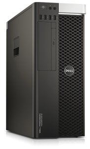 Precision T5810 - Intel Xeon E5-1620v3 (3.50 GHz, 10MB), 8GB (2x4GB) 2133MHz DDR4 ECC, 256GB SSD, DVD±RW, Gigabit Ethernet, Windows 7 Professional 64-bit