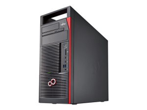 Fujitsu CELSIUS M770 W-2133 16 GB DDR4-SDRAM 256 GB SSD Windows 10 Pro Rack-mounted chassis Workstation Black, Red