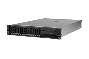 System x3650 M5 - Intel Xeon E5-2637v3 (15M Cache, 3.50 GHz), 16GB DDR4 2133MHz, 8x2.5″ HS SAS/SATA, DVD-RW, 4x Gigabit Ethernet, IMM2, G200eR2, NoOS, Rack 2U