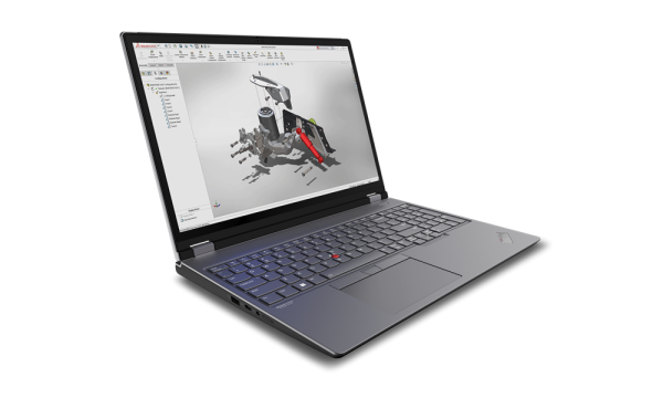 Lenovo ThinkPad P16 Intel® Core™ i7 i7-13700HX Mobile workstation 40.6 cm (16") WQXGA 16 GB DDR5-SDRAM 512 GB SSD NVIDIA RTX A1000 Wi-Fi 6E (802.11ax) Windows 11 Pro Grey, Black