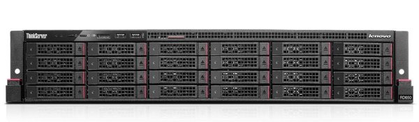 ThinkServer RD650, 2U, Intel C612, Intel Xeon E5-2609 v3, 8GB DDR4-2133MHz RDIMM, Aspeed AST2400, ThinkServer RAID 720ix AnyRAID +2GB Flash, 24 x 2.5" HS, 10-gigabit Ethernet, 2 x Redundant hot-swap 750W Platinum