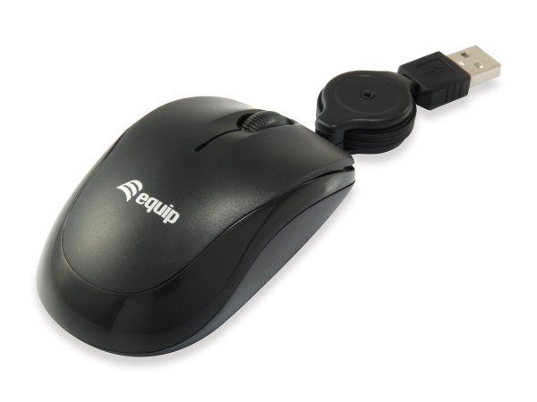 Equip 245103 mouse Travel Ambidextrous USB Type-A Optical 1000 DPI