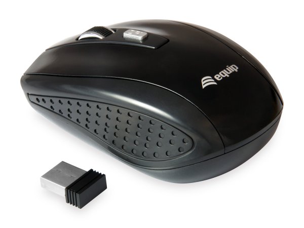 Equip 245104 mouse Travel Ambidextrous RF Wireless Optical 1600 DPI