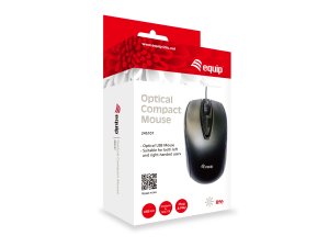 Equip 245107 mouse Office Ambidextrous USB Type-A Optical 1000 DPI