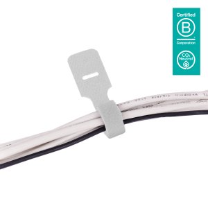 Addit cable loop ties 000, white