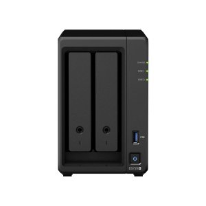 QNAP DS720+ NAS Desktop Intel® Celeron® J4125 2 GB DDR4 24 TB HDD Black