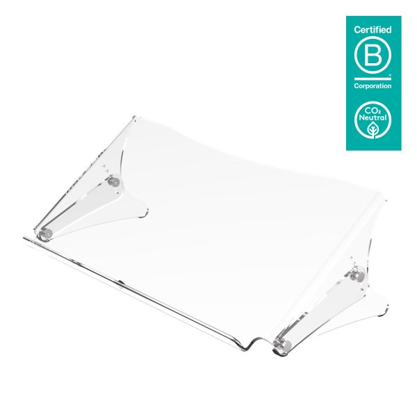 Addit ErgoDoc document holder - adjustable 400, clear acrylic