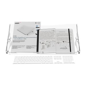 Addit ErgoDoc document holder - adjustable 400, clear acrylic