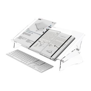 Addit ErgoDoc document holder - adjustable 410, clear acrylic