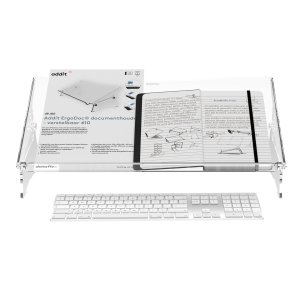 Addit ErgoDoc document holder - adjustable 410, clear acrylic