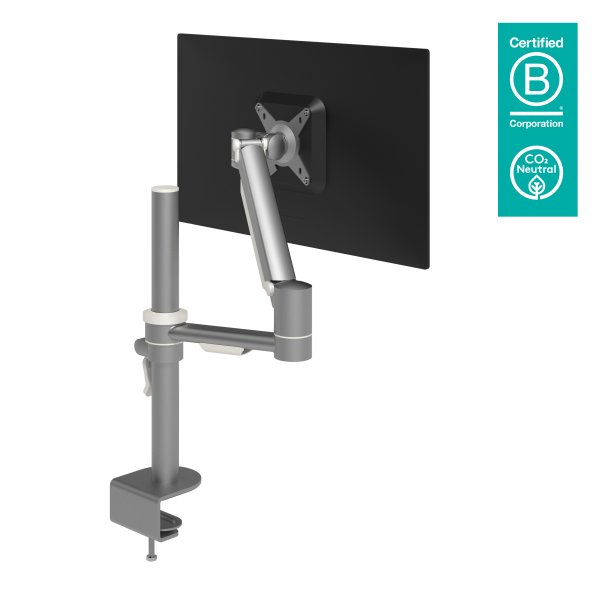 Viewmate plus monitor arm – desk, silver