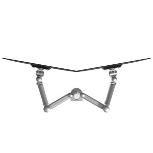 Viewmate plus monitor arm - desk, silver