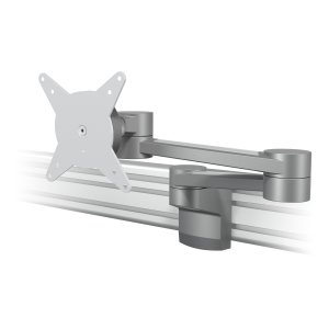 Viewlite monitor arm - rail 422, silver-white