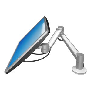 Viewlite plus monitor arm - desk 622, silver-white