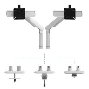 Dataflex 65.210 monitor mount / stand 131.6 cm (51.8") White Desk