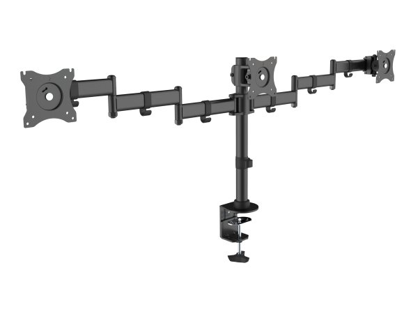 Equip 13"-27" Articulating Triple Monitor Desk Mount Bracket