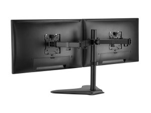 Equip 17"-32" Economy Dual Monitor Tabletop Stand