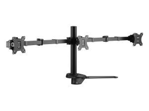 Equip 17″-27″ Articulating Triple Monitor Tabletop Stand