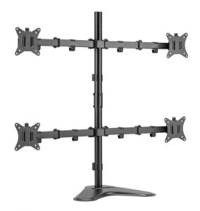 Equip 17"-32" Articulating Quad Monitor Tabletop Stand