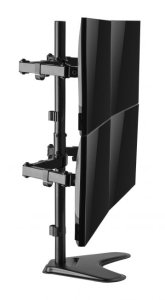 Equip 17"-32" Articulating Quad Monitor Tabletop Stand