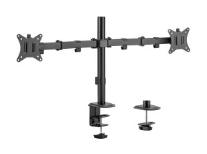 Equip 17"-32" Articulating Dual Monitor Desk Mount Bracket