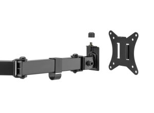 Equip 17"-32" Articulating Quad Monitor Desk Mount Bracket