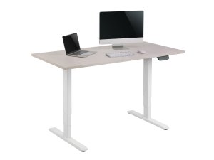 Equip ERGO Electric Sit-Stand Desk Frame, Dual Motor, White