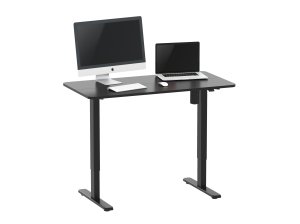 Equip 650812 ERGO Electric Sit-Stand Desk Frame with Desktop, Black