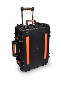 Port Designs 901961 portable device management cart/cabinet Black, Orange