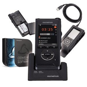 Olympus DS9000 Premium Kit voice recorder Intelligent 2 Microphone System. Precise 4 position slide switch. 2.4″ full-colour display. 256 bit file encryption with DSS Pro audio codec. Device lock by PIN code. Includes ODMS R7 Dictation Module Software. Bo