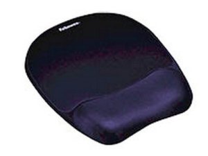 Fellowes Mousepad with integral wrist rest. Memory Foam pillow conforms to your wrist for exceptional comfort yet never loses its shape optical-friendly mouse pad features superior tracking surface redistributes pressure points and ensures proper hand pos