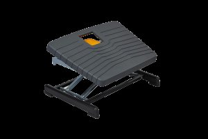 BakkerElkhuizen Pro 952 Footrest Black, Grey, Orange