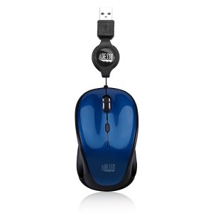 Adesso iMouse S8L - USB Illuminated Retractable Mini Mouse