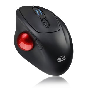 Adesso iMouse T30 - Wireless Programmable Ergonomic Trackball Mouse