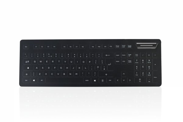 Accuratus 104V2 keyboard Medical USB QWERTY UK English Black