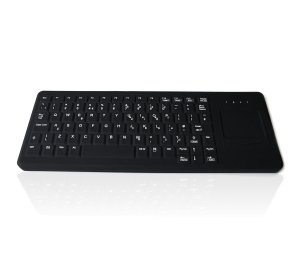 KYB500-AC82B is a slimline fully sealed black USB keyboard