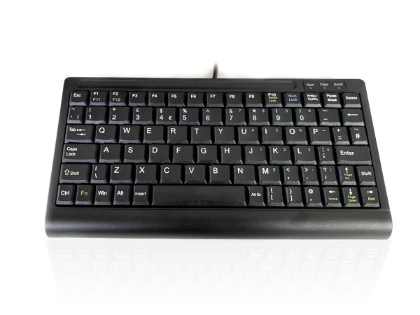 Accuratus 3100 keyboard Home USB QWERTY UK International Black