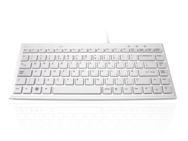 Accuratus 395 keyboard Universal USB QWERTY UK English White