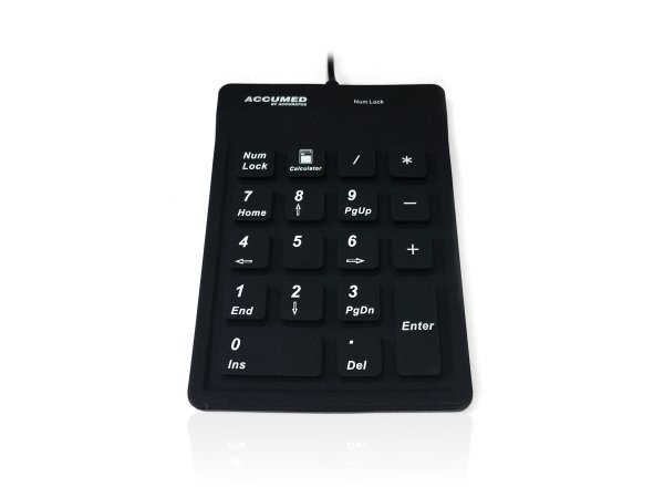 Accuratus AccuMed 100 numeric keypad Universal USB Black