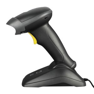 Adesso NuScan 2500TB - Bluetooth Spill Resistant Antimicrobial 2D Barcode Scanner with Charging Cradle